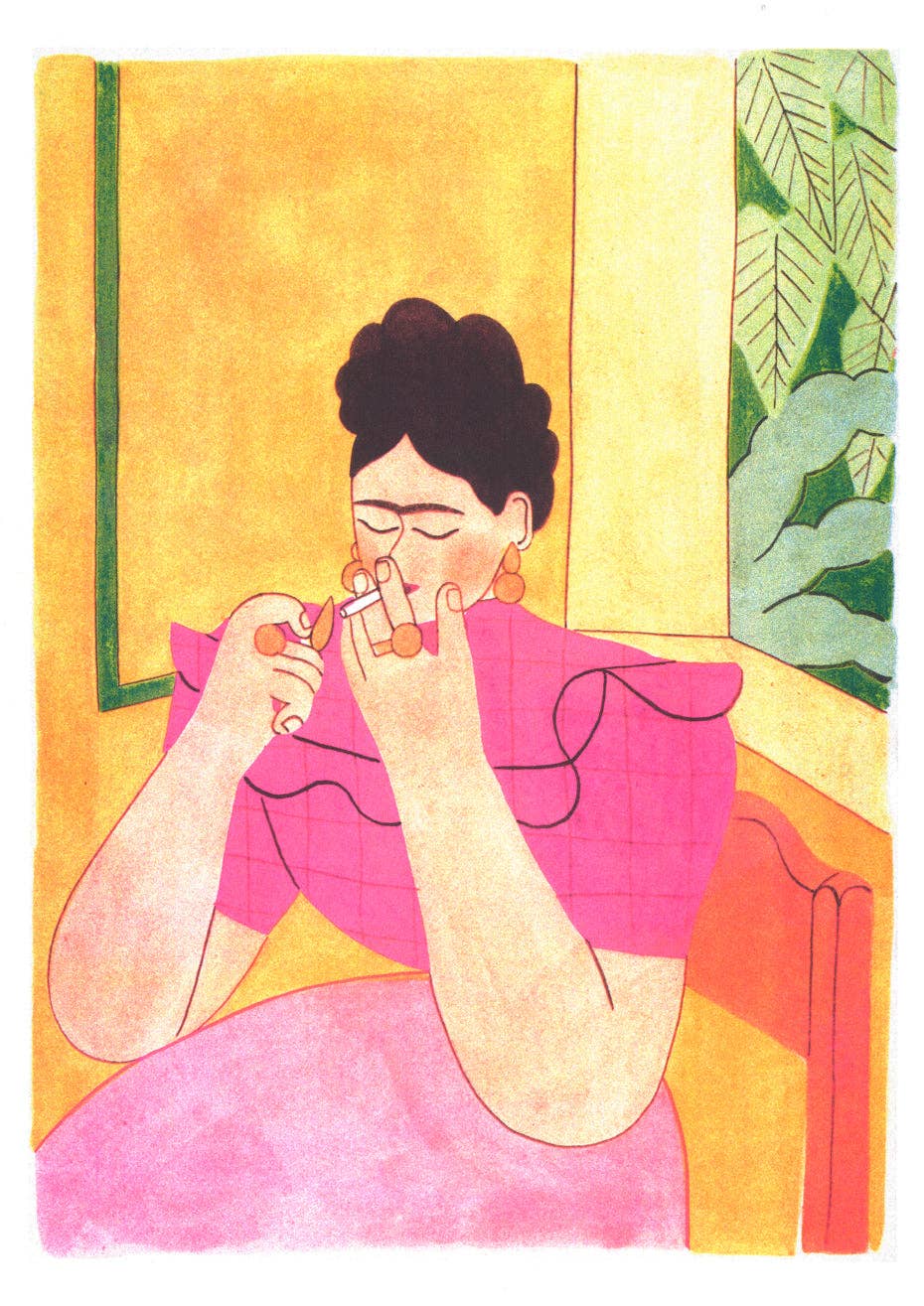 A3 poster - Morgane Fadanelli - Frida Kahlo - Rosetta's