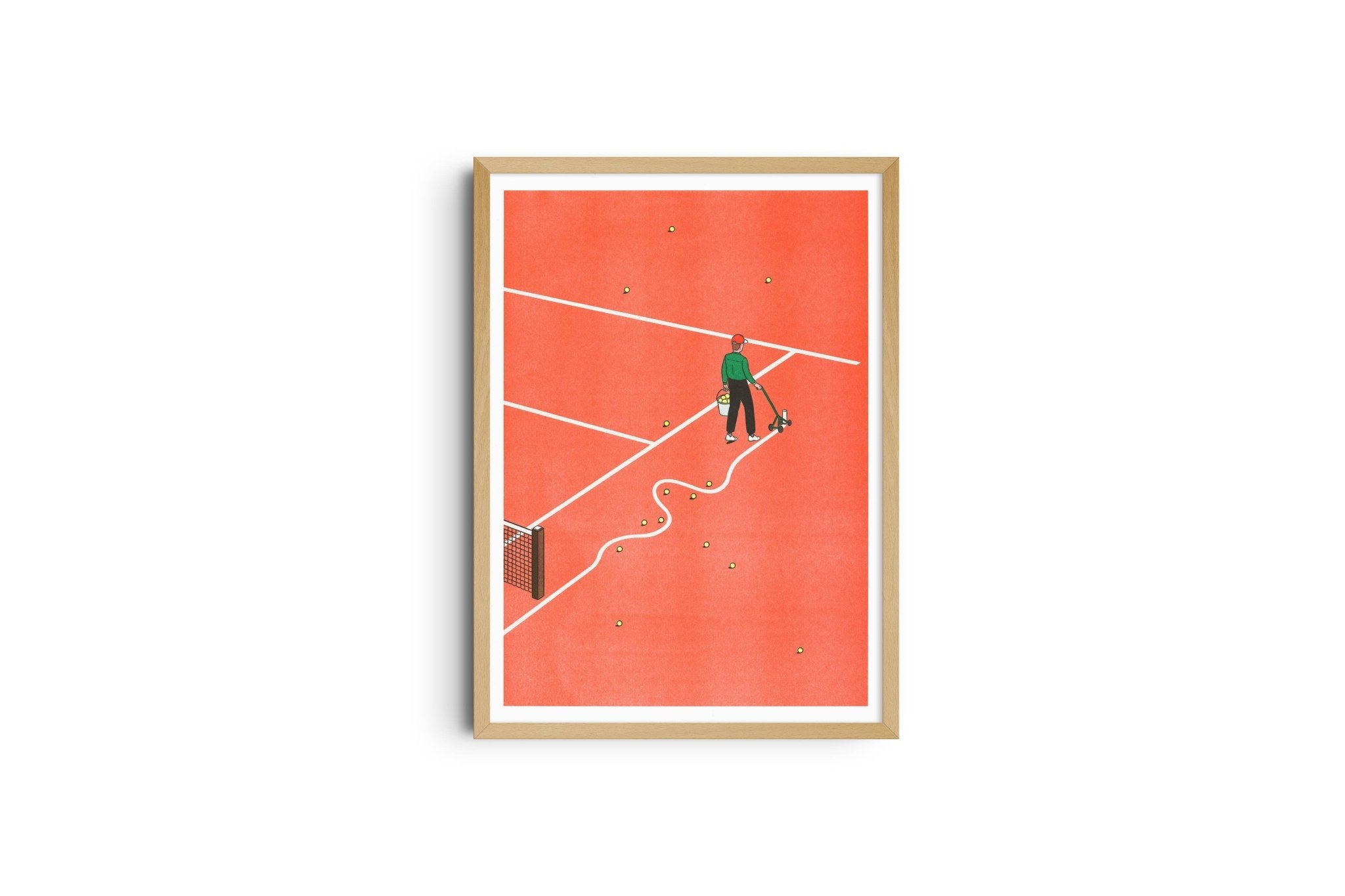 A3 poster - Simon Bailly - Roland - Garros - Rosetta's