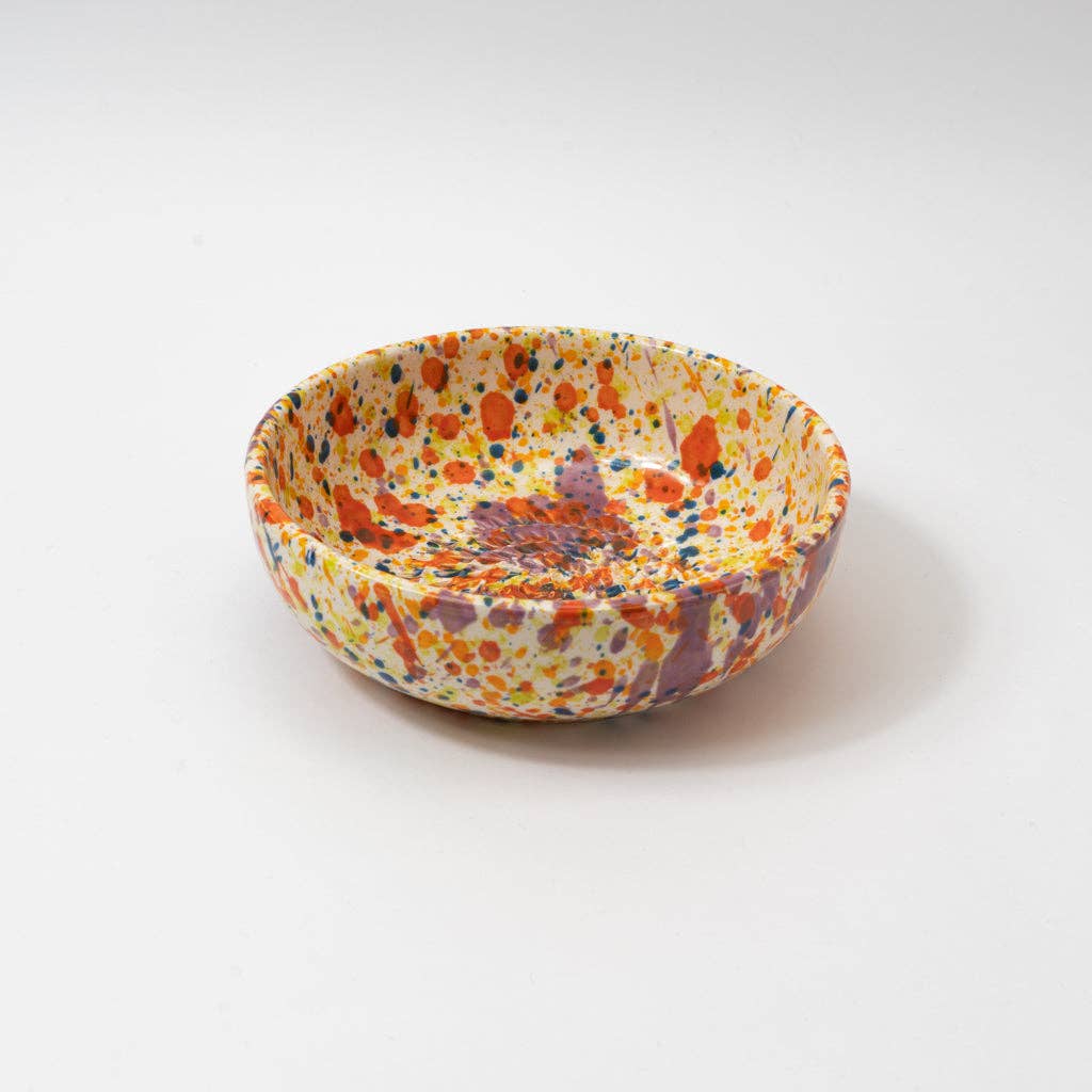 Handgemaakte keramische platenrasper/veelkleurig CARNAVAL - Rosetta's