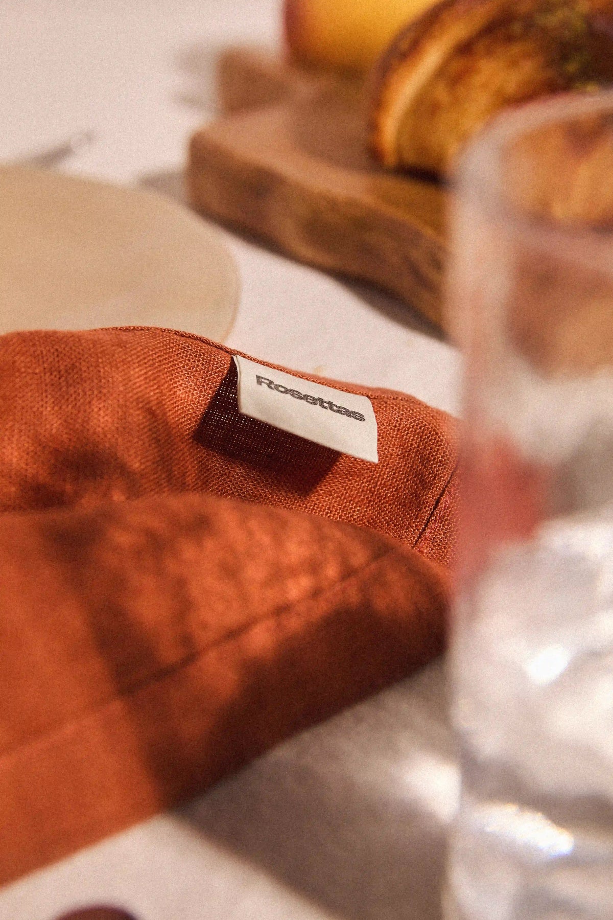 Linen Napkin Terracotta - Rosettas