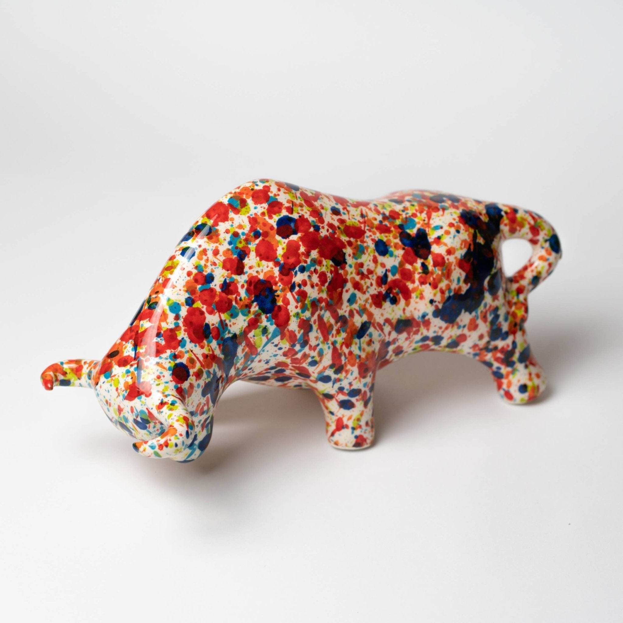 MIDDELGROOT decoratief beeld van een stier van een stier - Rosetta's