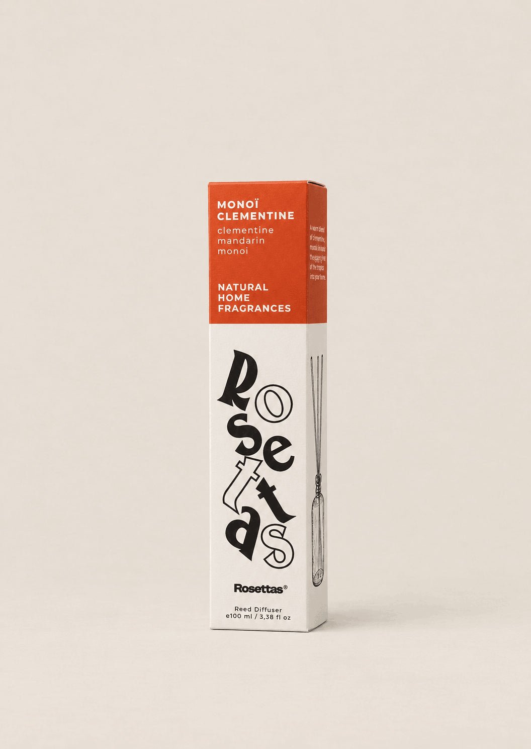 Reed Diffuser Monoï Clementine - Rosettas
